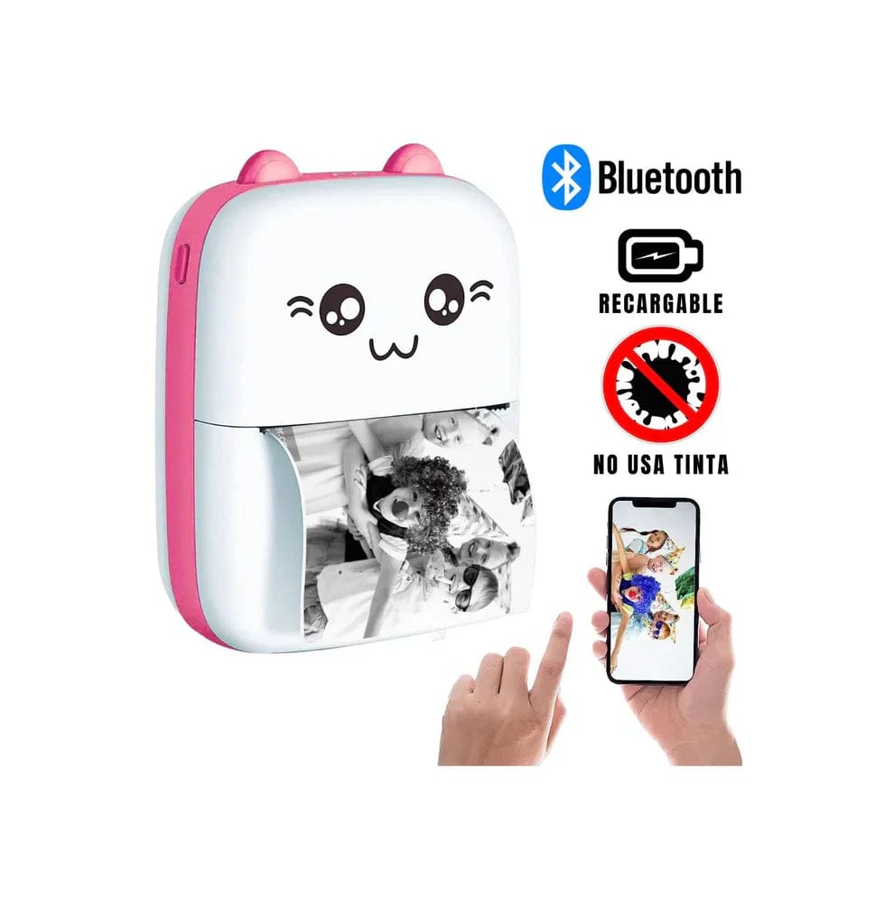 🖨MINI IMPRESORA + 6 Rollos GRATIS (NO Adhesivo)