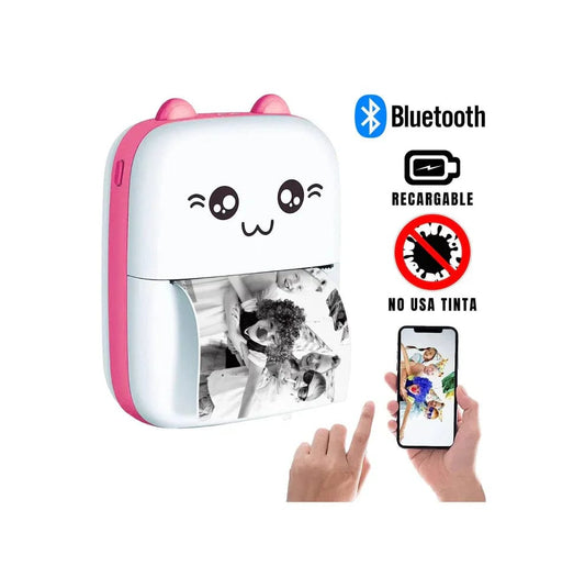 🖨MINI IMPRESORA + 6 Rollos GRATIS (NO Adhesivo)